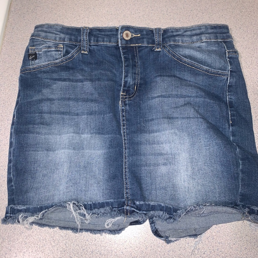 jean skirt